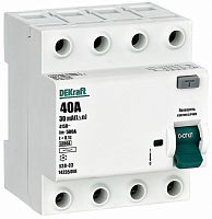 Выключатель дифференциального тока УЗО DeKraft УЗО-03 4п 40А 30мА 6,0кА тип AC  картинка